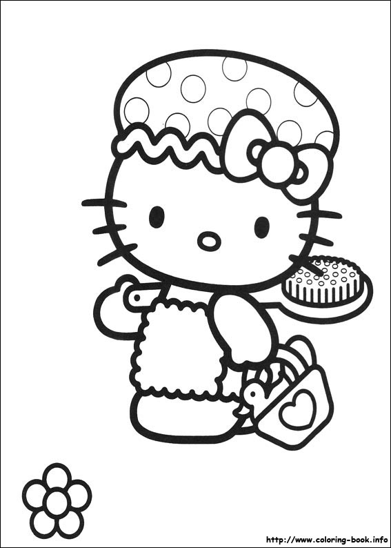 Hello Kitty coloring picture